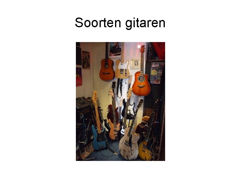 Soorten gitaren 