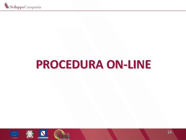 PROCEDURA ON-LINE 26 