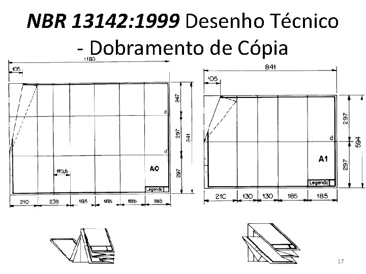 NBR 13142: 1999 Desenho Técnico - Dobramento de Cópia 17 