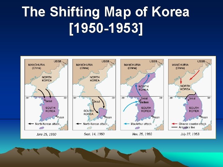 The Shifting Map of Korea [1950 -1953] 