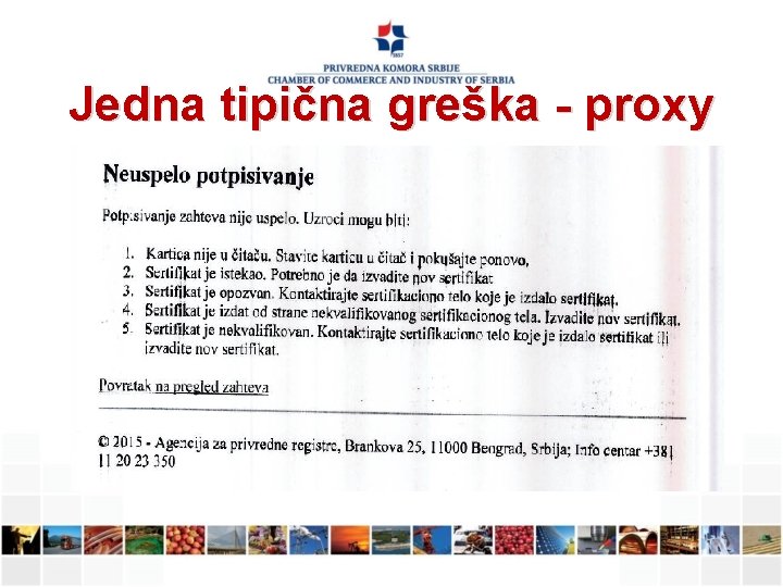 Jedna tipična greška - proxy 