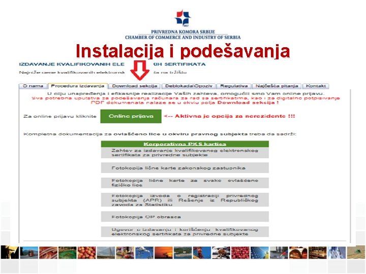 Instalacija i podešavanja 