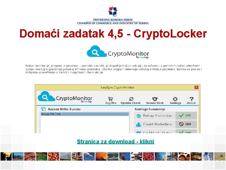 Domaći zadatak 4, 5 - Crypto. Locker Stranica za download - klikni 