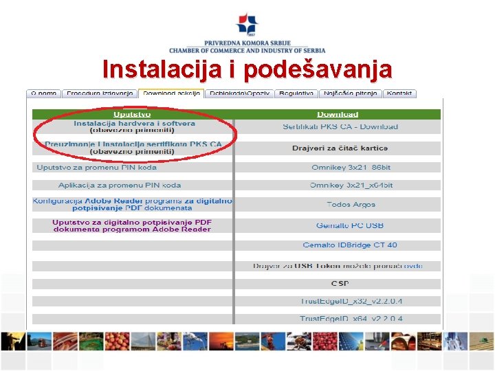 Instalacija i podešavanja 