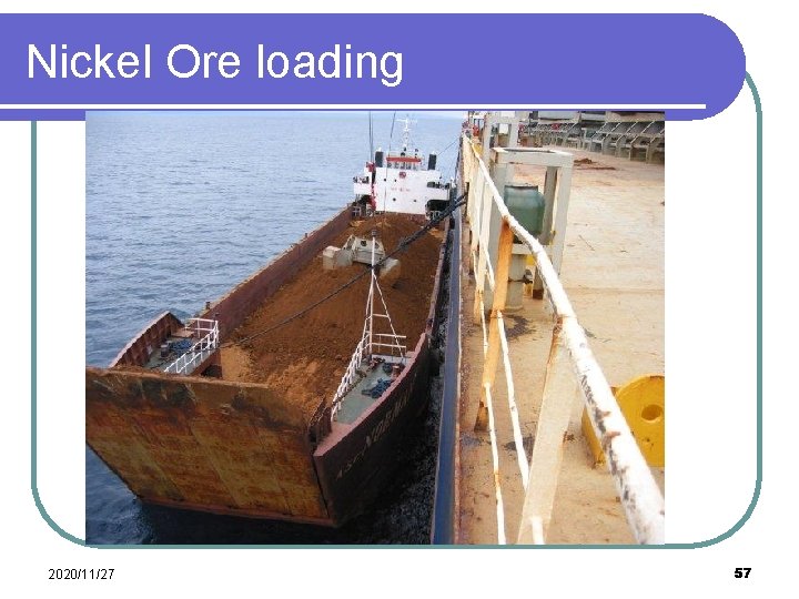 Nickel Ore loading 2020/11/27 57 