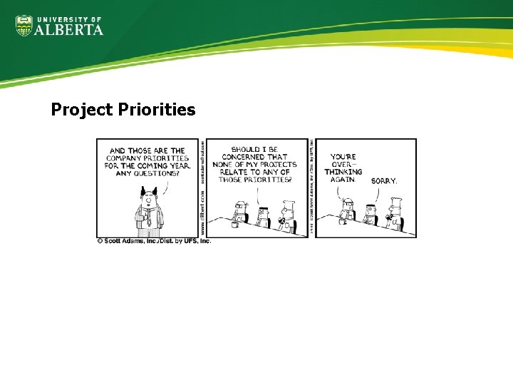 Project Priorities 