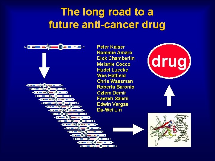 The long road to a future anti-cancer drug N N I I N N