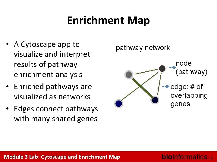 Enrichment Map • A Cytoscape app to visualize and interpret results of pathway enrichment