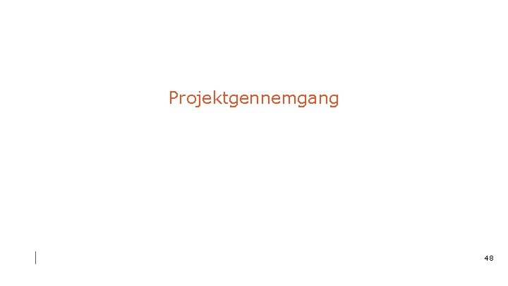 Projektgennemgang 48 