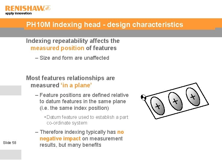 apply innovation PH 10 M indexing head - design characteristics Indexing repeatability affects the