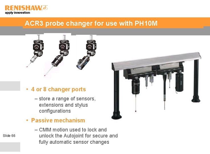 apply innovation ACR 3 probe changer for use with PH 10 M • 4