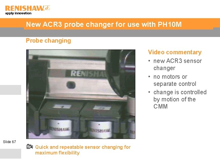apply innovation New ACR 3 probe changer for use with PH 10 M Probe