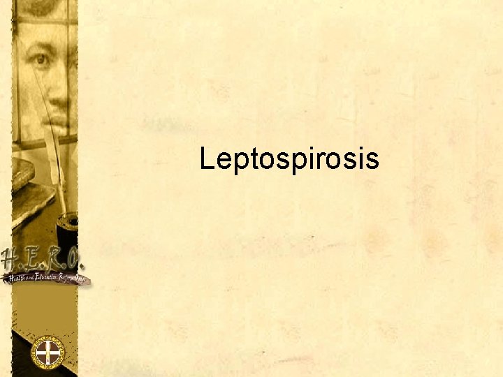 Leptospirosis 