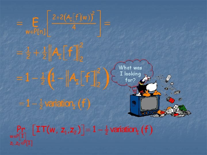 What was I looking for? 