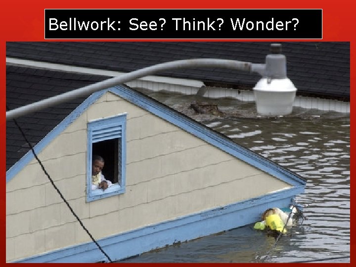 Bellwork: See? Think? Wonder? 