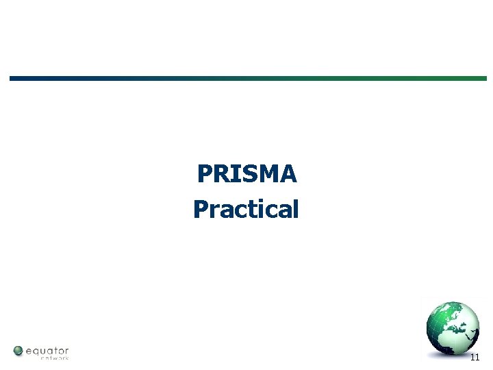 PRISMA Practical 11 