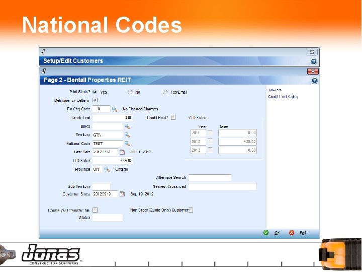 National Codes 