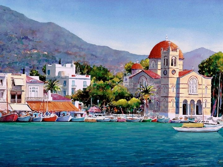 Aegina • This picturesque harbour is on the island of Aegina. It is one