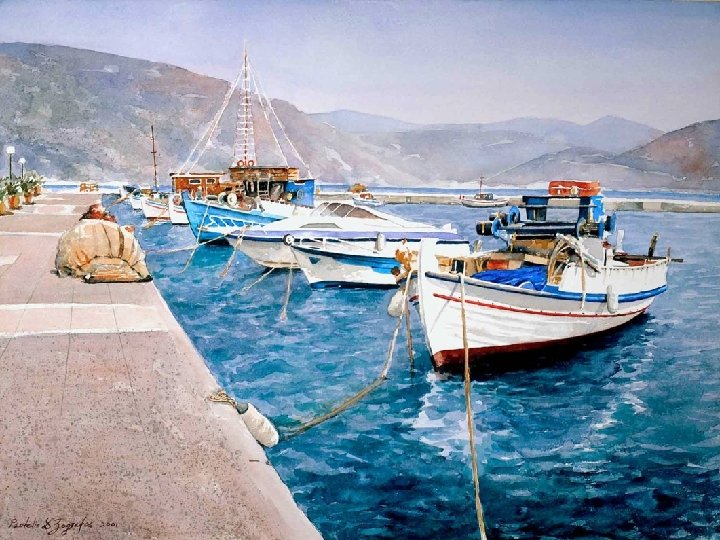 Andikira • Greece is full of beautiful coastlines and harbours. The colourful fishing boats