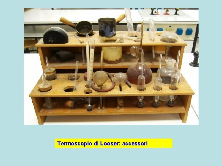 Termoscopio di Looser: accessori 