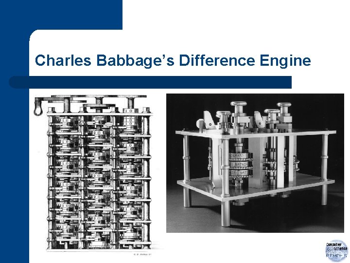 Charles Babbage’s Difference Engine 