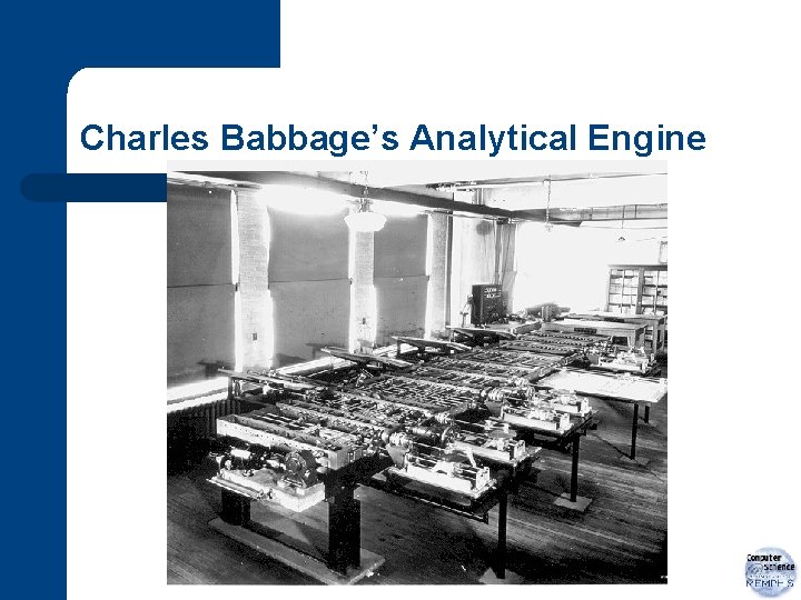 Charles Babbage’s Analytical Engine 