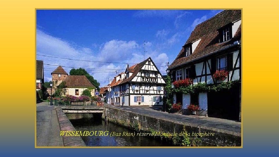 WISSEMBOURG (Bas Rhin) réserve Mondiale de la biosphère 