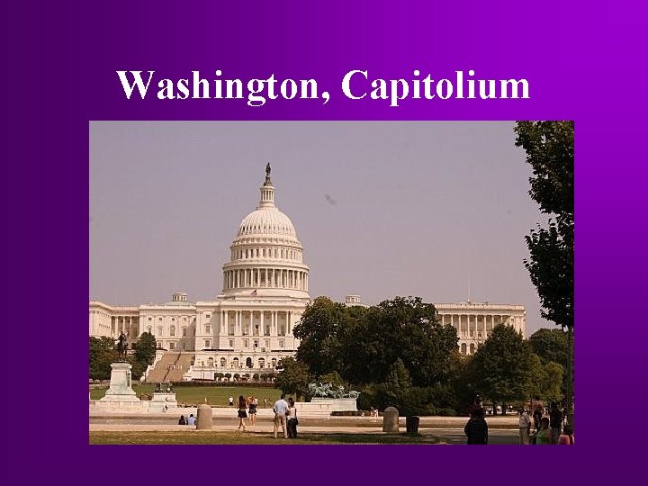 Washington, Capitolium 