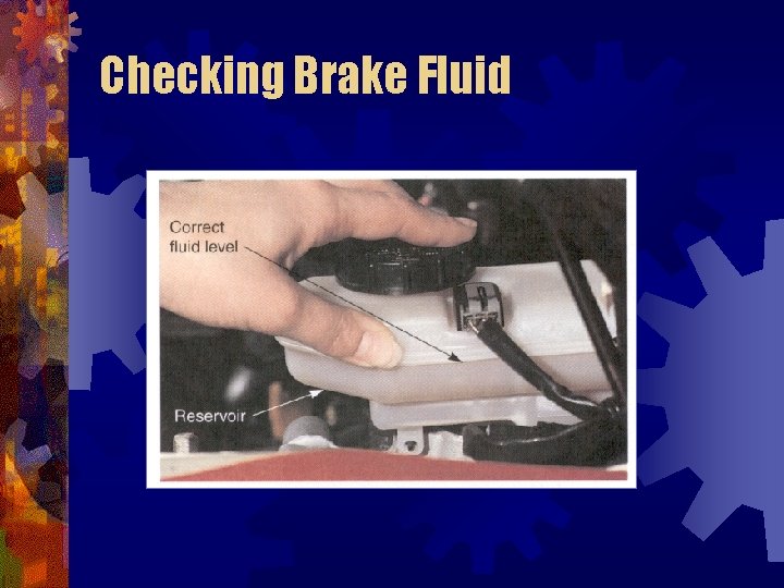 Checking Brake Fluid 
