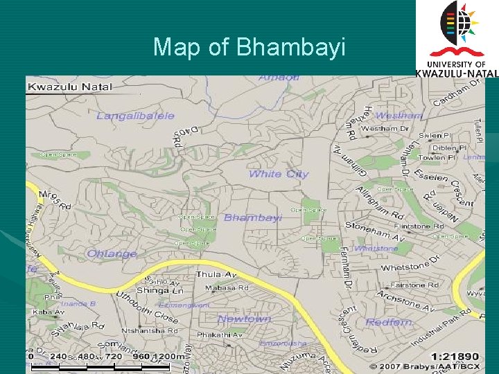 Map of Bhambayi 
