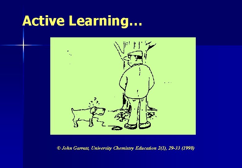 Active Learning… © John Garratt, University Chemistry Education 2(1), 29 -33 (1998) 