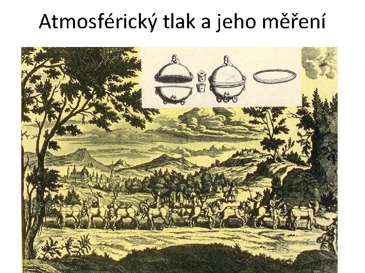 Atmosférický tlak a jeho měření 