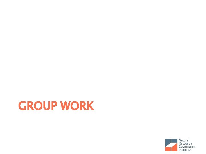 GROUP WORK 
