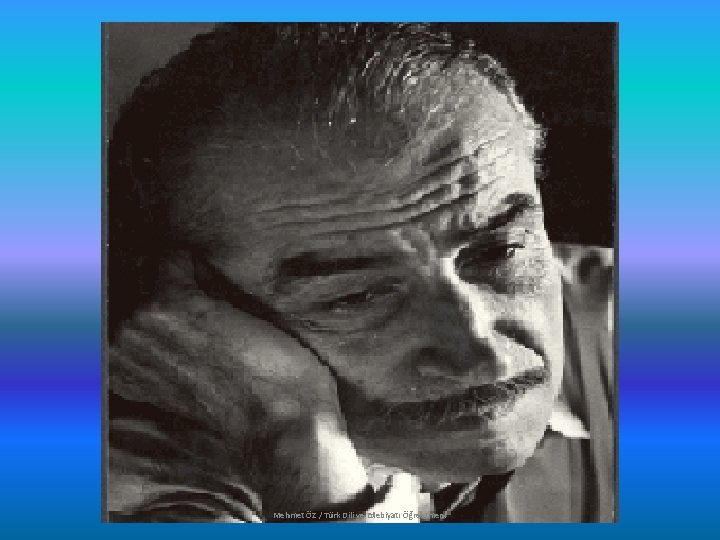 Mehmet ÖZ / Türk Dili ve Edebiyatı Öğreetmeni 