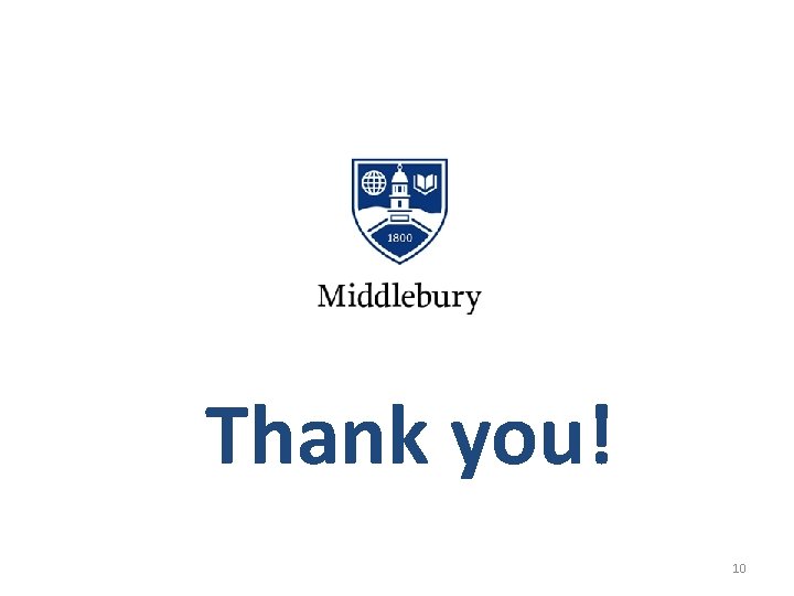 Thank you! 10 