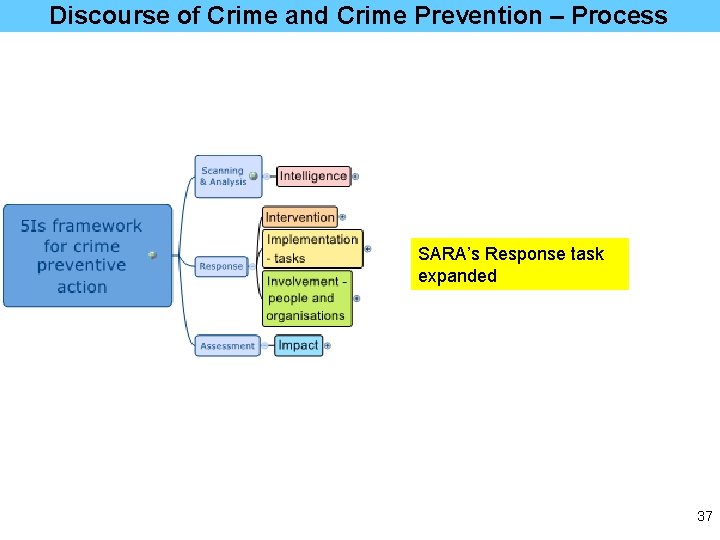 Discourse of Crime and Crime Prevention – Process SARA’s Response task expanded 37 