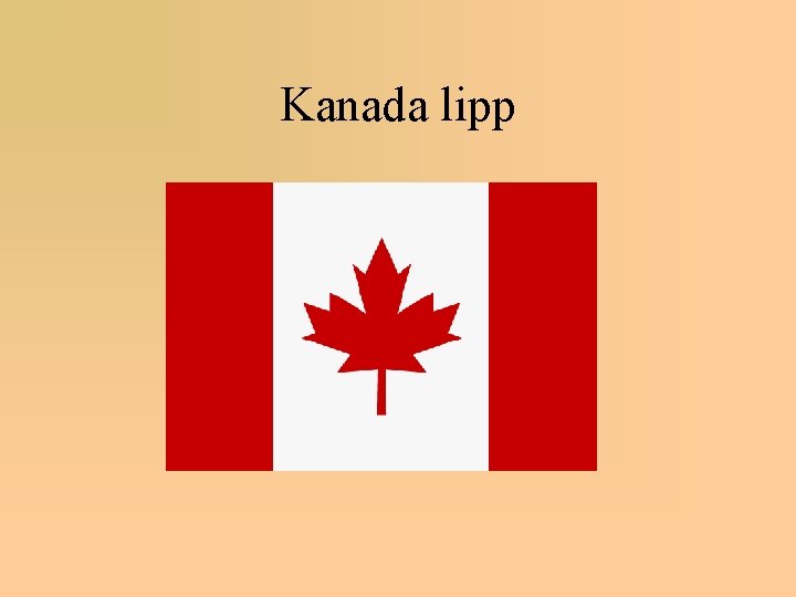 Kanada lipp 