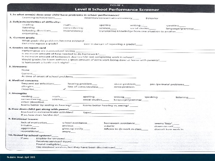 Pediatric Annals April 2005 