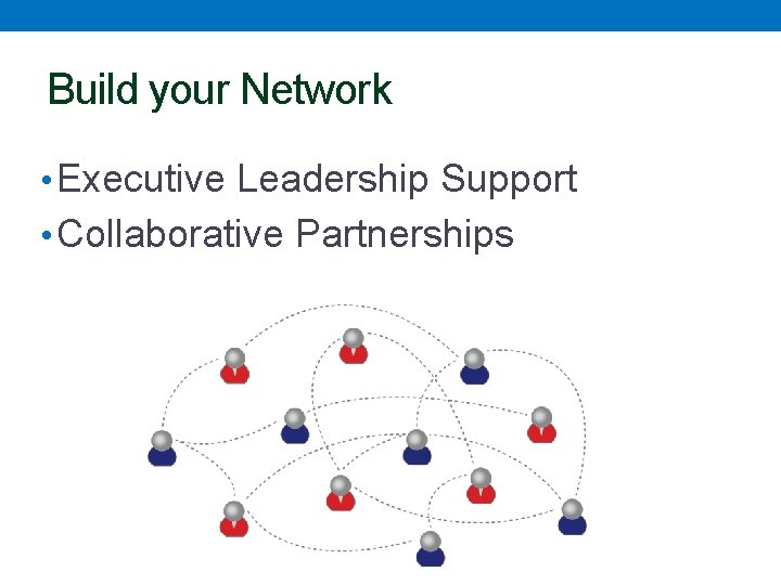 Build your Network • Executive Leadership Support • Collaborative Partnerships 