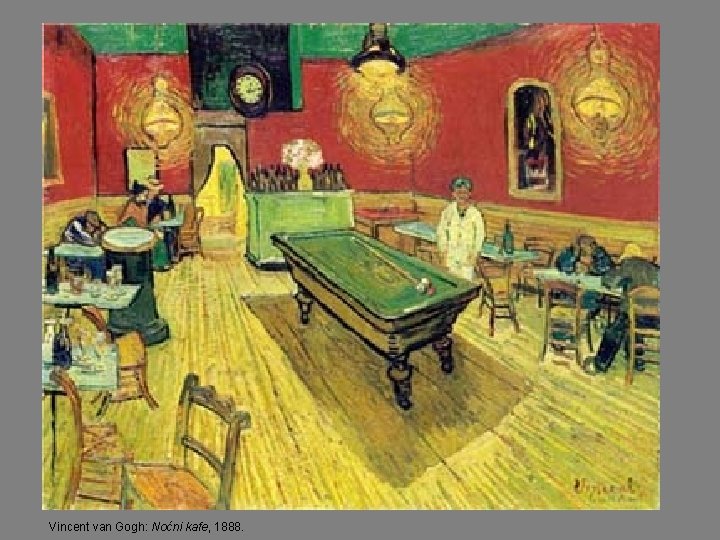 Vincent van Gogh: Noćni kafe, 1888. Vincent van Gogh: Noćni kafe, 1888.