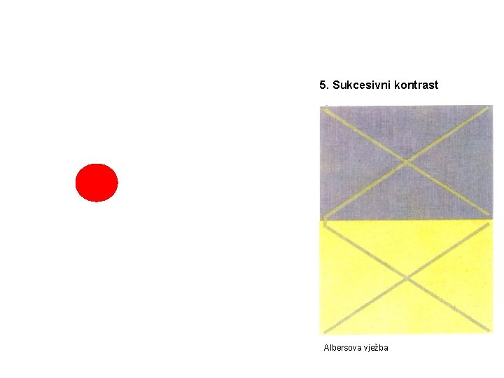 5. Sukcesivni kontrast Albersova vježba 