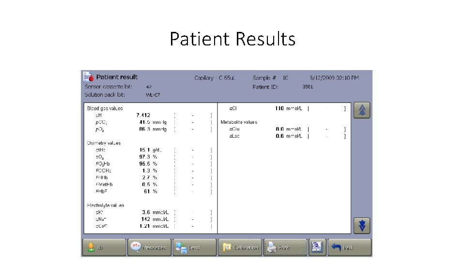 Patient Results 