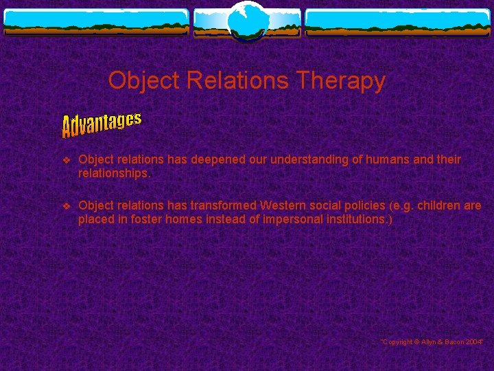 Object Relations Therapy v Object relations has deepened our understanding of humans and their
