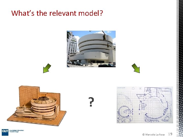 What’s the relevant model? ? © Marcello La Rosa 19 