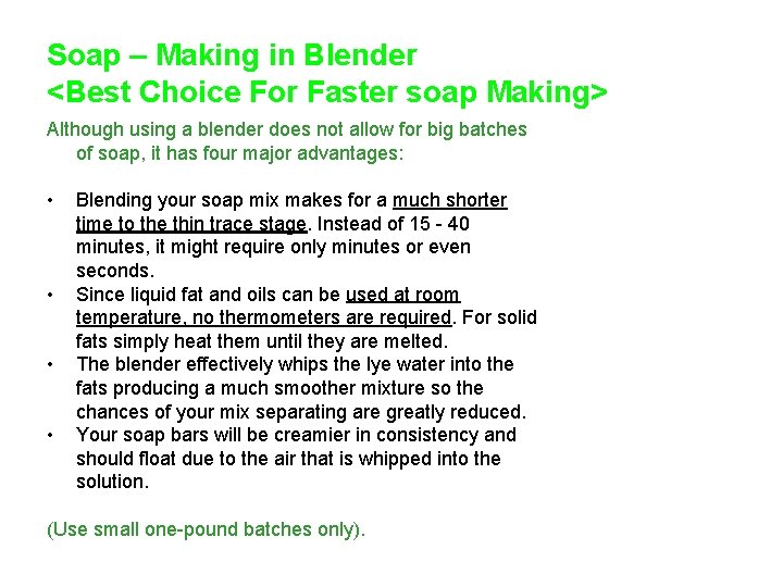 Soap – Making in Blender <Best Choice For Faster soap Making> Although using a