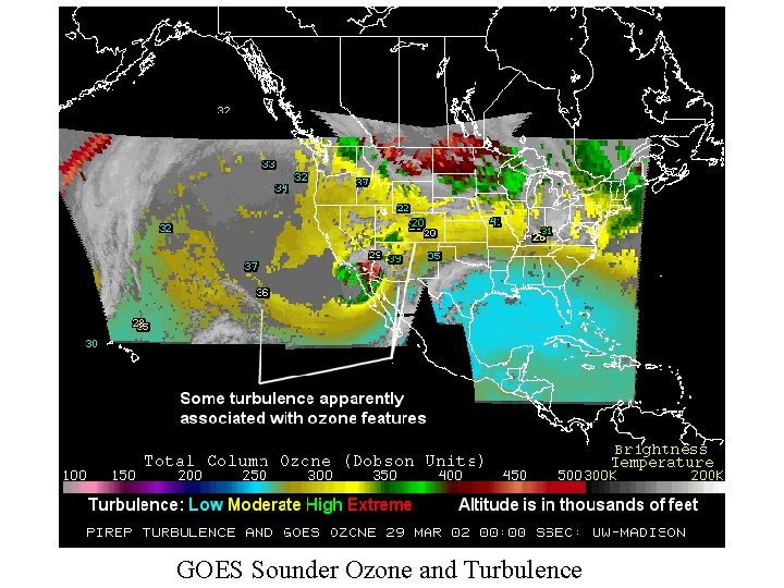 GOES Sounder Ozone and Turbulence 