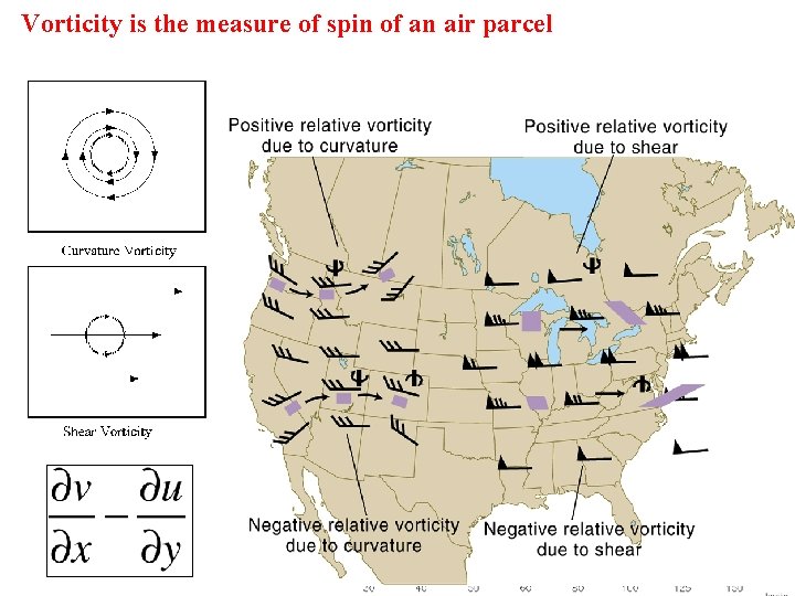 Vorticity is the measure of spin of an air parcel 