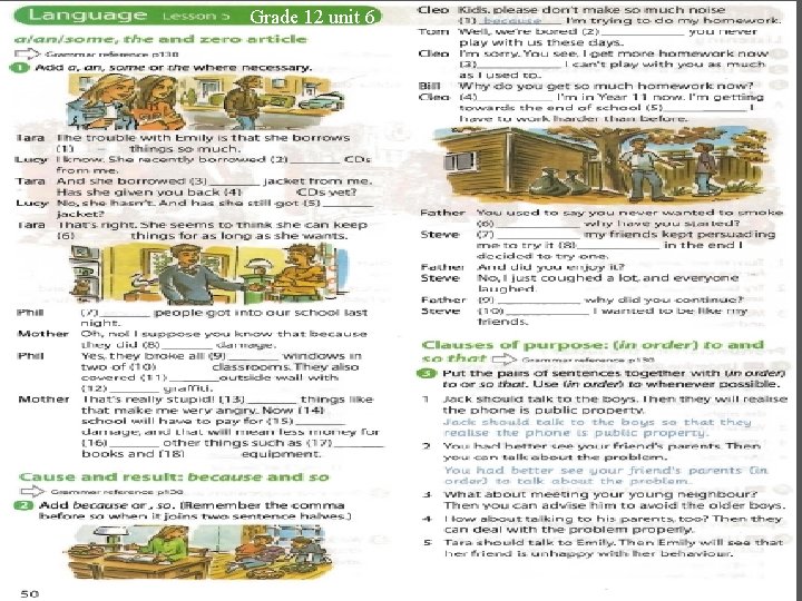 Grade 12 unit 6 