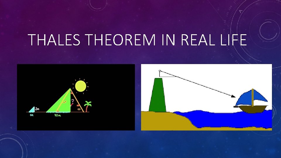 THALES THEOREM IN REAL LIFE 