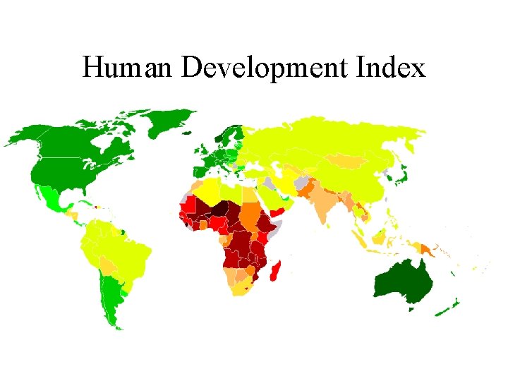 Human Development Index 